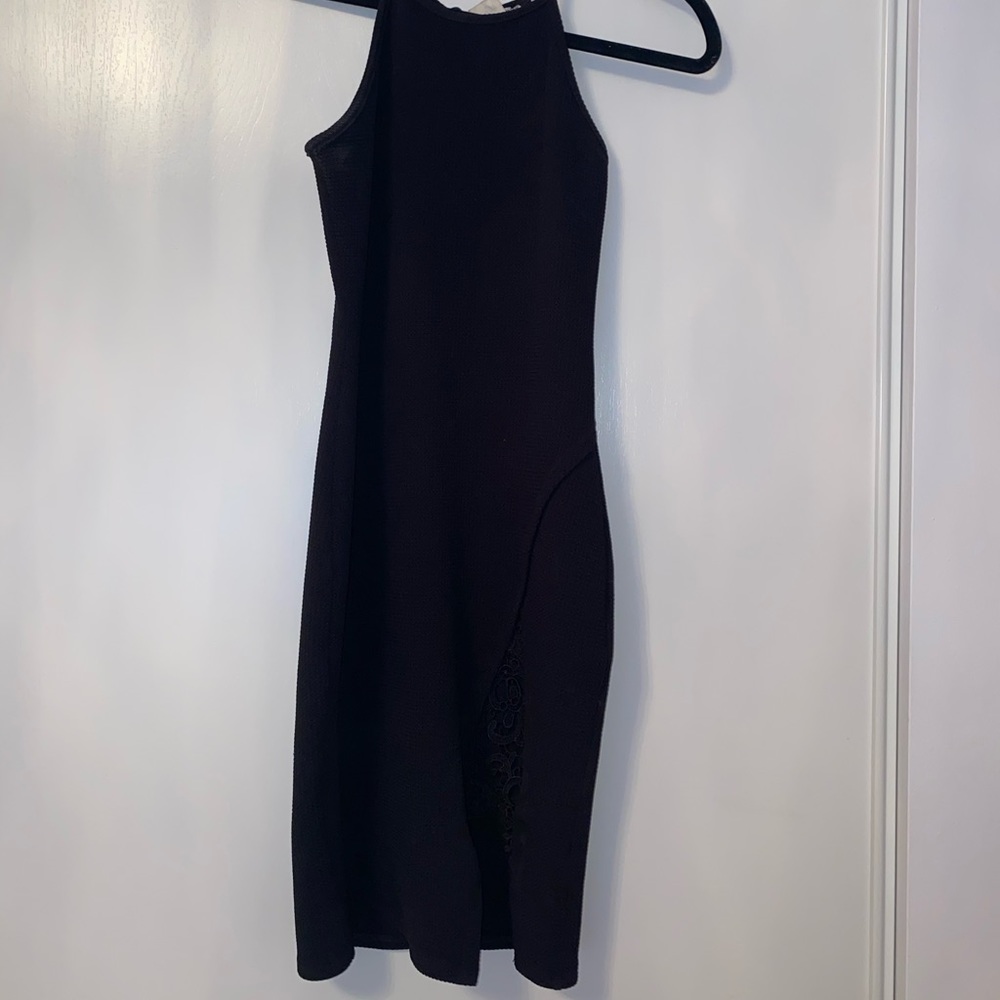 Black Dress with lace January 7